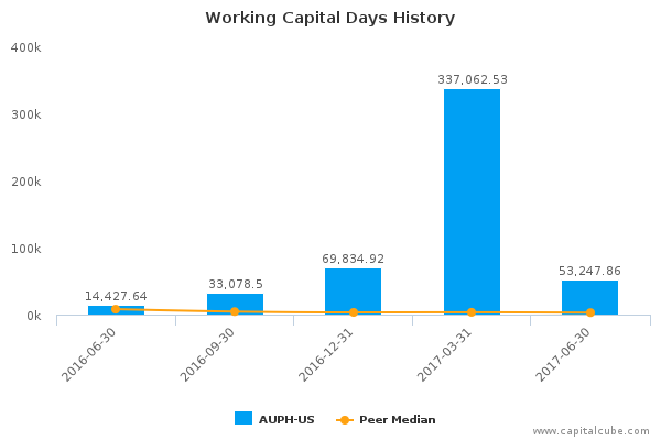 Working Capital Days History Working Capital Days History