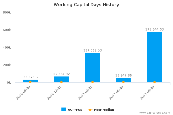 Working Capital Days History Working Capital Days History