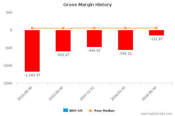 Gross Margin History Gross Margin History