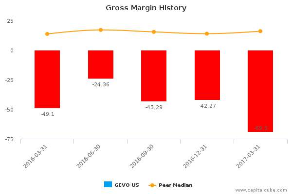 Gross Margin History Gross Margin History