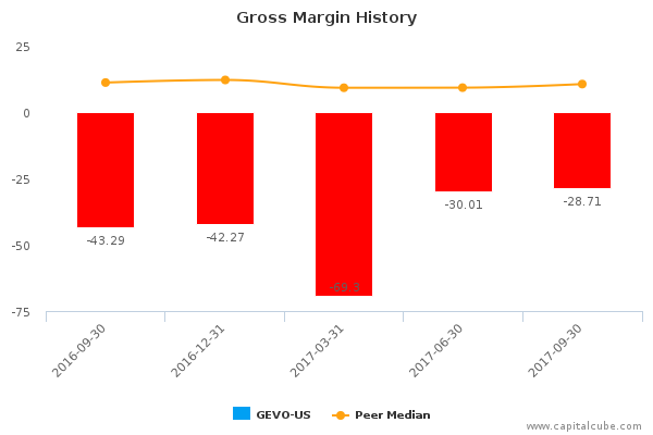 Gross Margin History Gross Margin History