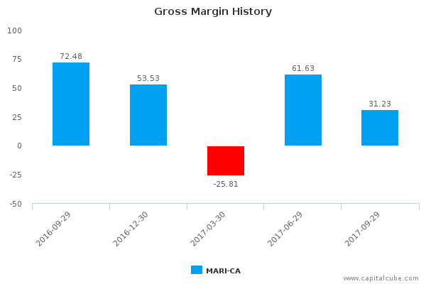 Gross Margin History Gross Margin History