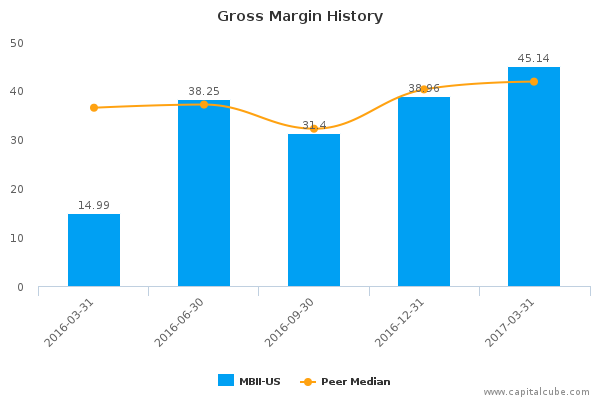 Gross Margin History Gross Margin History