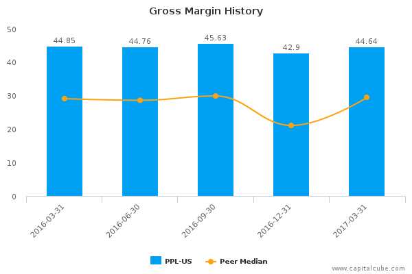 Gross Margin History Gross Margin History