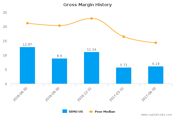 Gross Margin History Gross Margin History