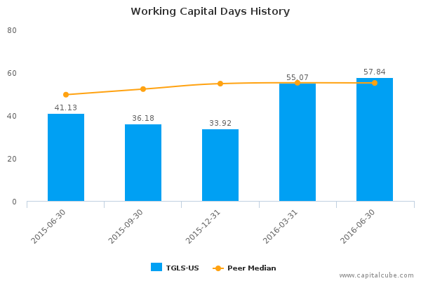 Working Capital Days History Working Capital Days History