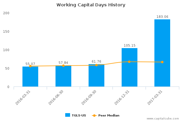 Working Capital Days History Working Capital Days History